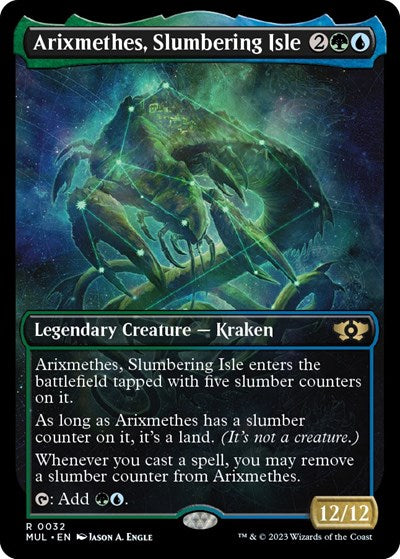Arixmethes, Slumbering Isle (March of the Machine: Multiverse Legends) Near Mint Foil