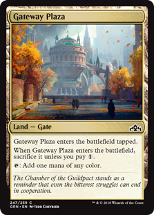 Gateway Plaza (Guilds of Ravnica) Near Mint Foil