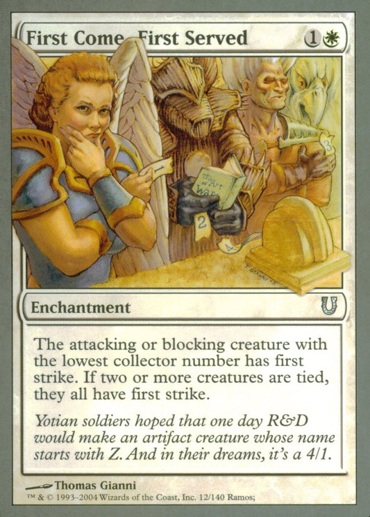First Come First Served (Unhinged) Near Mint