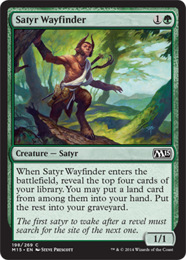 Satyr Wayfinder (Magic 2015 Core Set) Near Mint