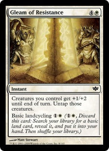 Gleam of Resistance (Conflux) Near Mint Foil