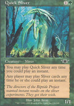 Quick Sliver (Legions) Near Mint Foil
