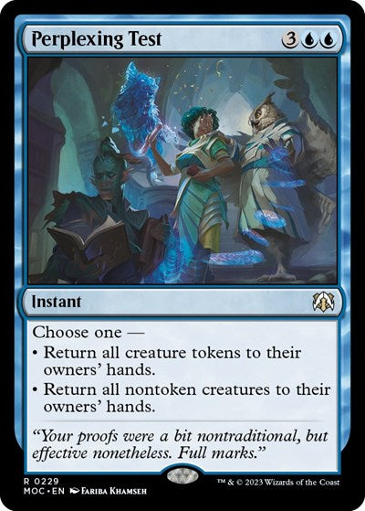 Perplexing Test (Commander: March of the Machine) Near Mint
