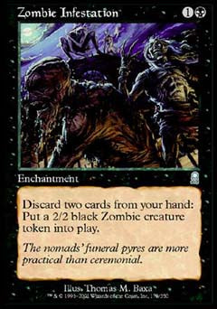 Zombie Infestation (Odyssey) Near Mint Foil