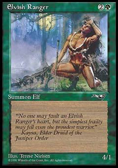 Elvish Ranger (2) (Alliances) Near Mint