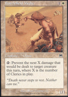 Battlefield Medic (Onslaught) Near Mint Foil