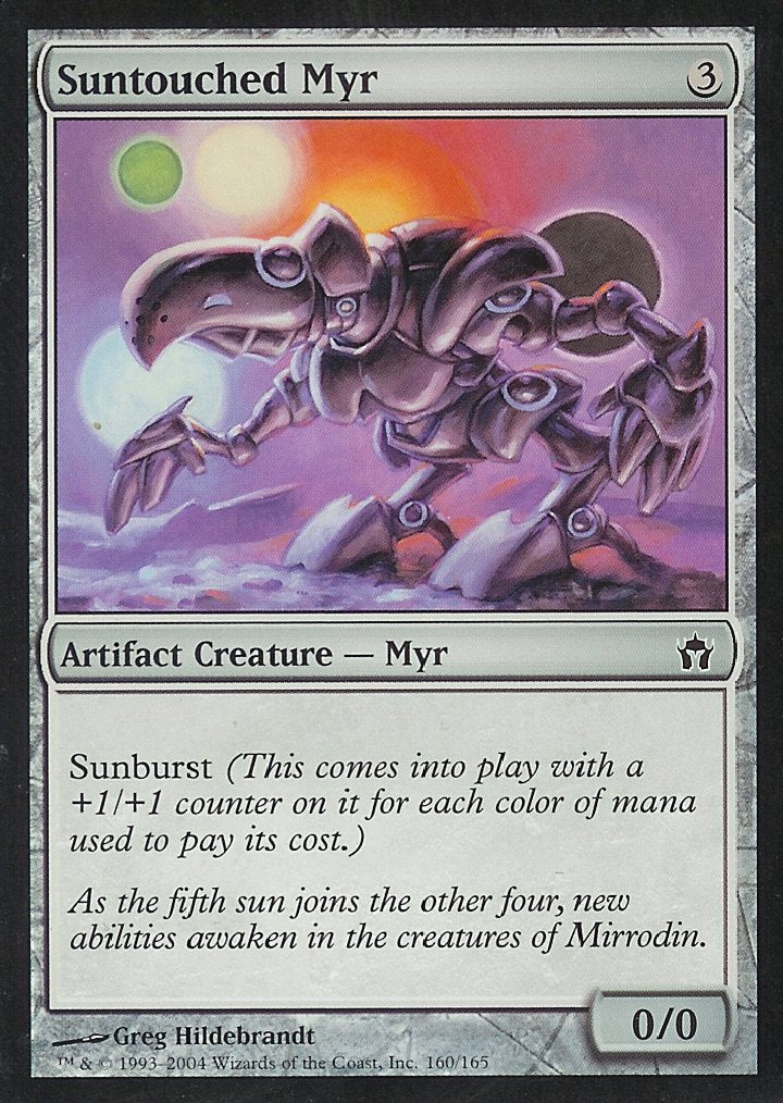 Suntouched Myr (Fifth Dawn) Light Play Foil