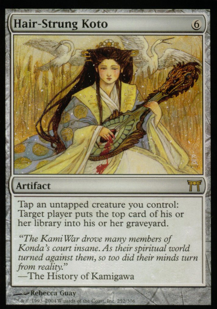 Hair-Strung Koto (Champions of Kamigawa) Light Play
