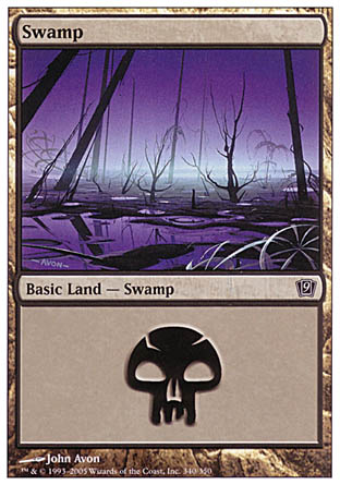 Swamp (340) (9th Edition) Near Mint Foil