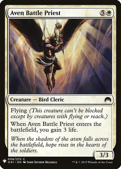 Aven Battle Priest (Mystery Booster) Near Mint