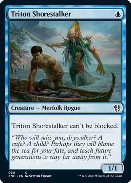 Triton Shorestalker (Commander 2020 Zendikar Rising) Near Mint