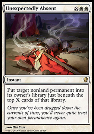 Unexpectedly Absent (Commander 2013 Edition) Near Mint