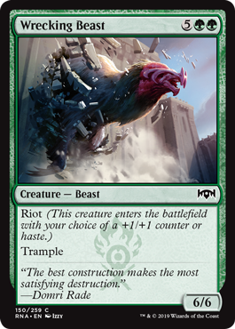 Wrecking Beast (Ravnica Allegiance) Near Mint Foil