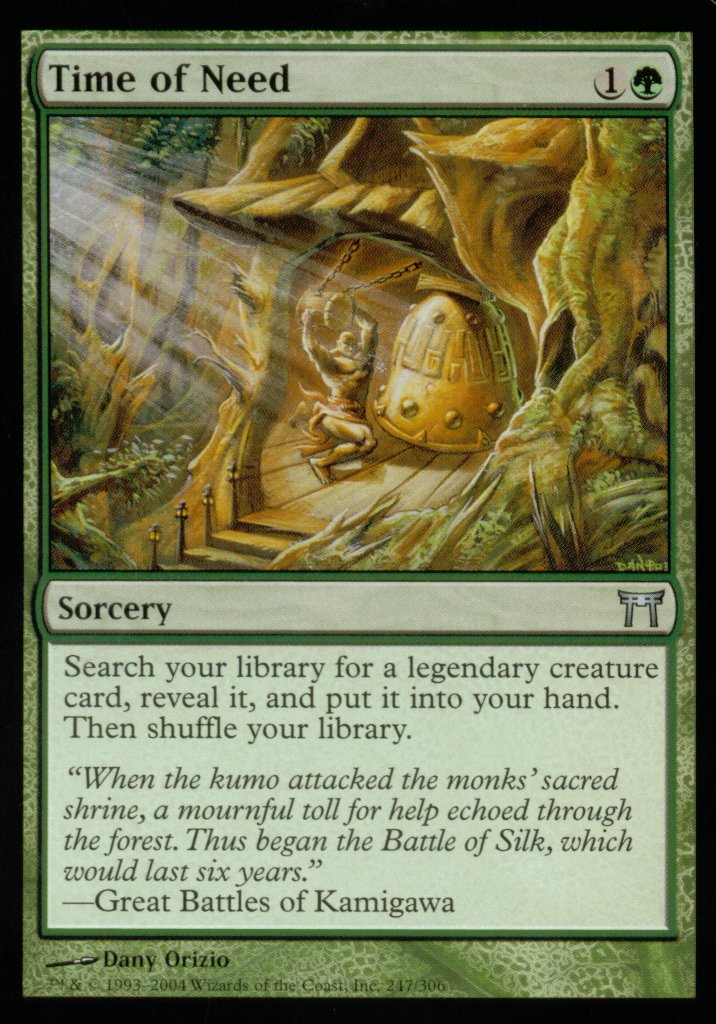 Time of Need (Champions of Kamigawa) Light Play