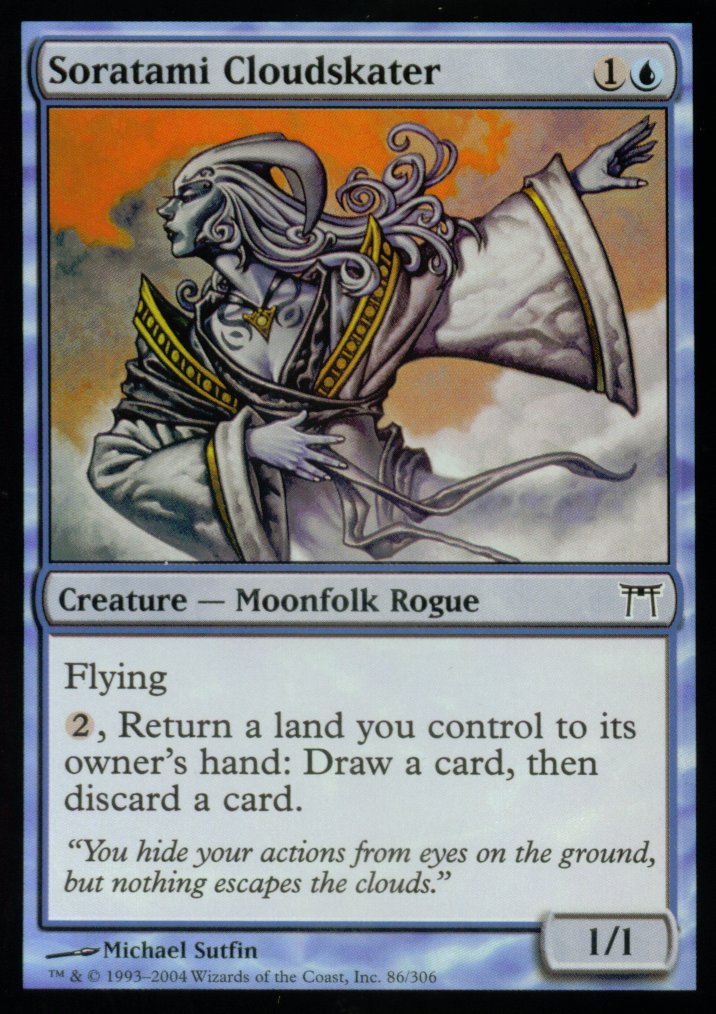 Soratami Cloudskater (Champions of Kamigawa) Near Mint Foil