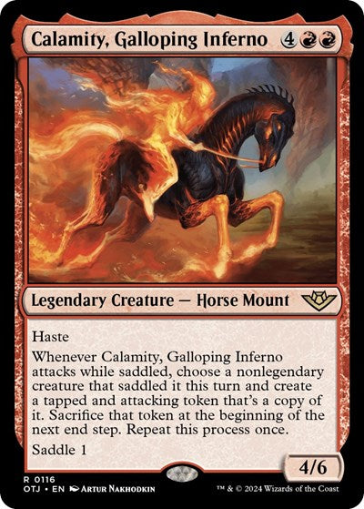 Calamity, Galloping Inferno (Outlaws of Thunder Junction) Near Mint