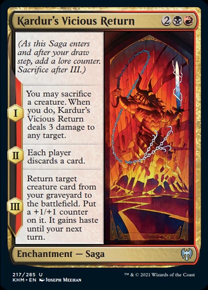 Kardur's Vicious Return (Kaldheim) Near Mint