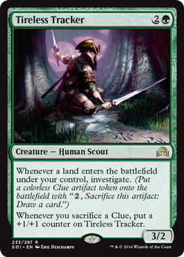 Tireless Tracker (Shadows Over Innistrad) Near Mint