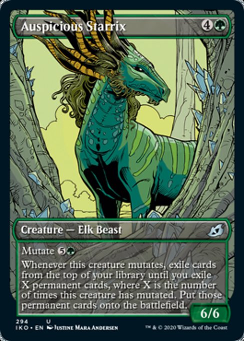 Auspicious Starrix (Showcase) (Ikoria: Lair of Behemoths) Near Mint Foil