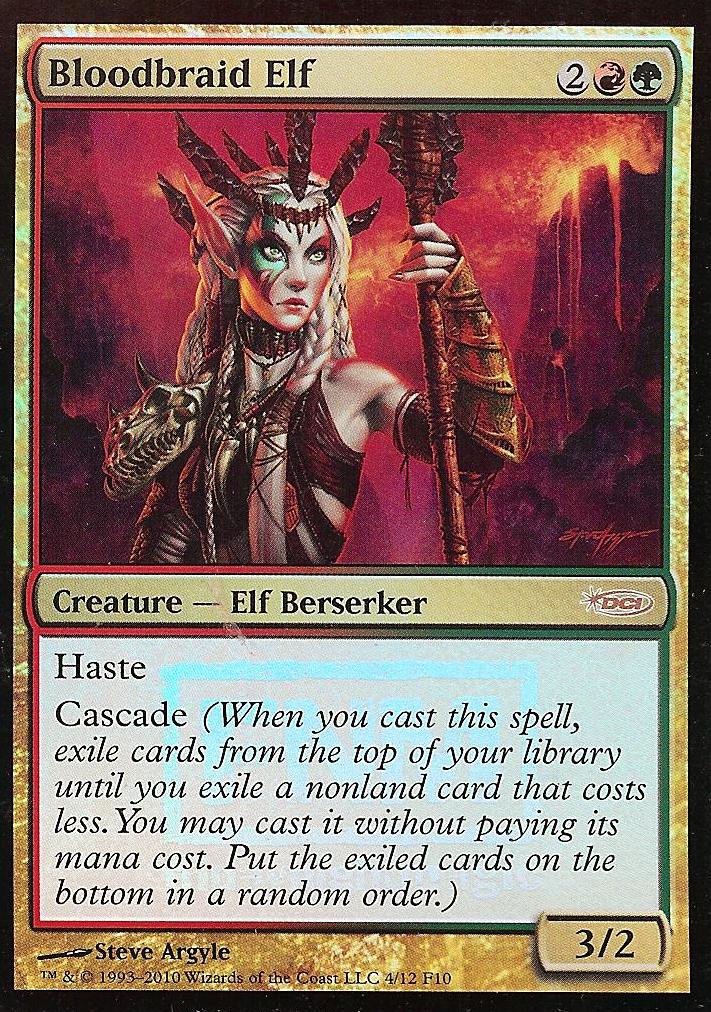 Bloodbraid Elf (FNM) (Promotional Cards) Near Mint Foil