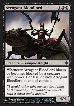 Arrogant Bloodlord (Rise of the Eldrazi) Near Mint Foil