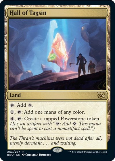 Hall of Tagsin (The Brothers' War) Near Mint Foil