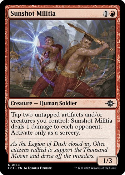 Sunshot Militia (The Lost Caverns of Ixalan) Near Mint