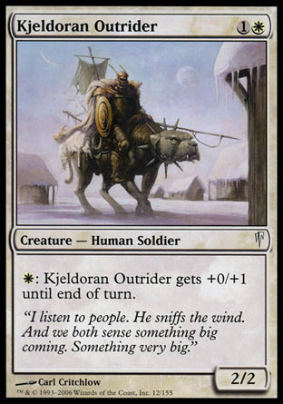 Kjeldoran Outrider (Coldsnap) Near Mint Foil