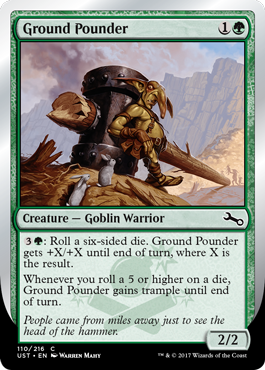 Ground Pounder (Unstable) Near Mint