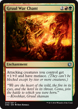 Gruul War Chant (Conspiracy: Take the Crown) Near Mint