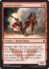 Canyon Lurkers (Khans of Tarkir) Near Mint