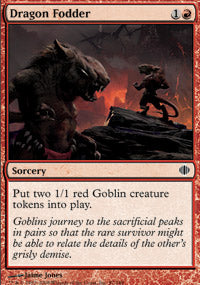 Dragon Fodder (Shards of Alara) Light Play Foil