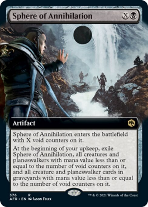 Sphere of Annihilation (Extended Art) (Adventures in the Forgotten Realms) Near Mint Foil