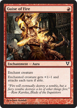 Guise of Fire (Avacyn Restored) Near Mint Foil