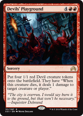 Devils' Playground (Shadows Over Innistrad) Near Mint