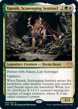 Yannik, Scavenging Sentinel (Commander 2020 Ikoria) Near Mint