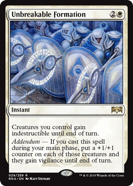 Unbreakable Formation (Ravnica Allegiance) Near Mint