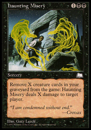 Haunting Misery (Weatherlight) Near Mint