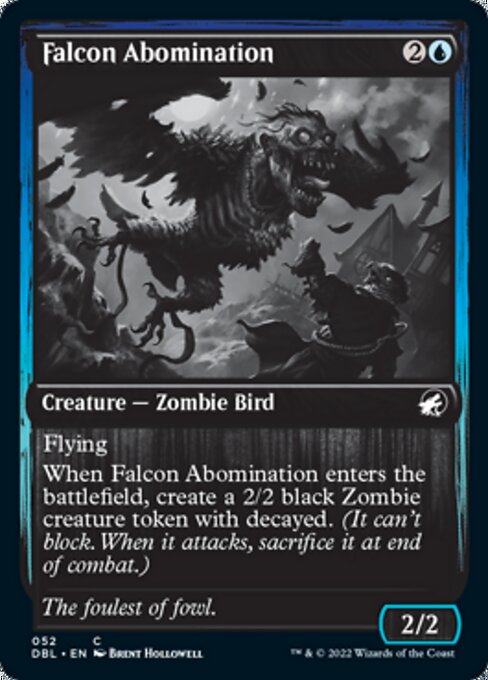 Falcon Abomination (Innistrad: Double Feature) Near Mint Foil