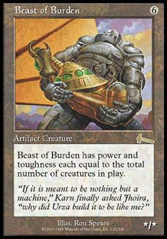 Beast of Burden (Urza's Legacy) Light Play