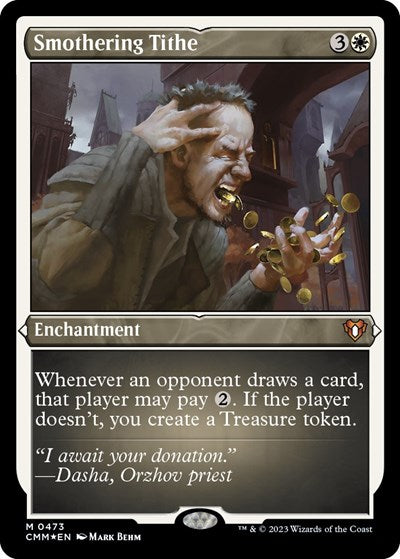 Smothering Tithe (Foil Etched) (Commander Masters) Near Mint