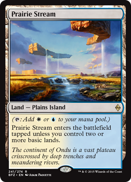 Prairie Stream (Battle for Zendikar) Near Mint