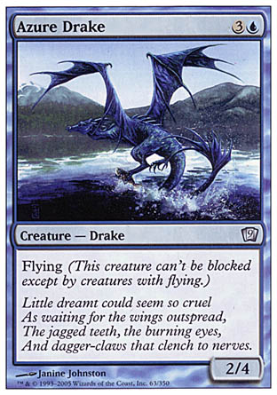 Azure Drake (9th Edition) Near Mint Foil