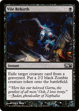 Vile Rebirth (Magic 2013 Core Set) Near Mint Foil