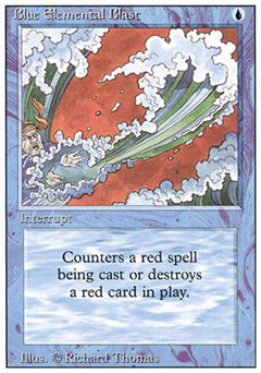Blue Elemental Blast (Revised) Near Mint