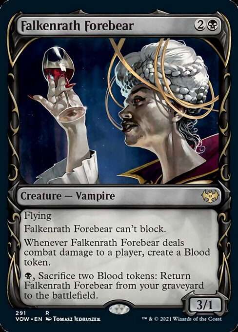 Falkenrath Forebear (Showcase) (Innistrad: Crimson Vow) Near Mint