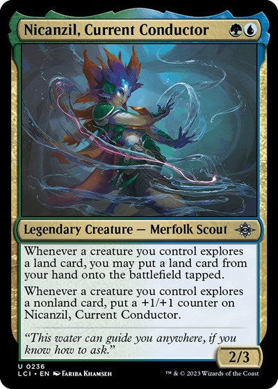 Nicanzil, Current Conductor (The Lost Caverns of Ixalan) Near Mint Foil