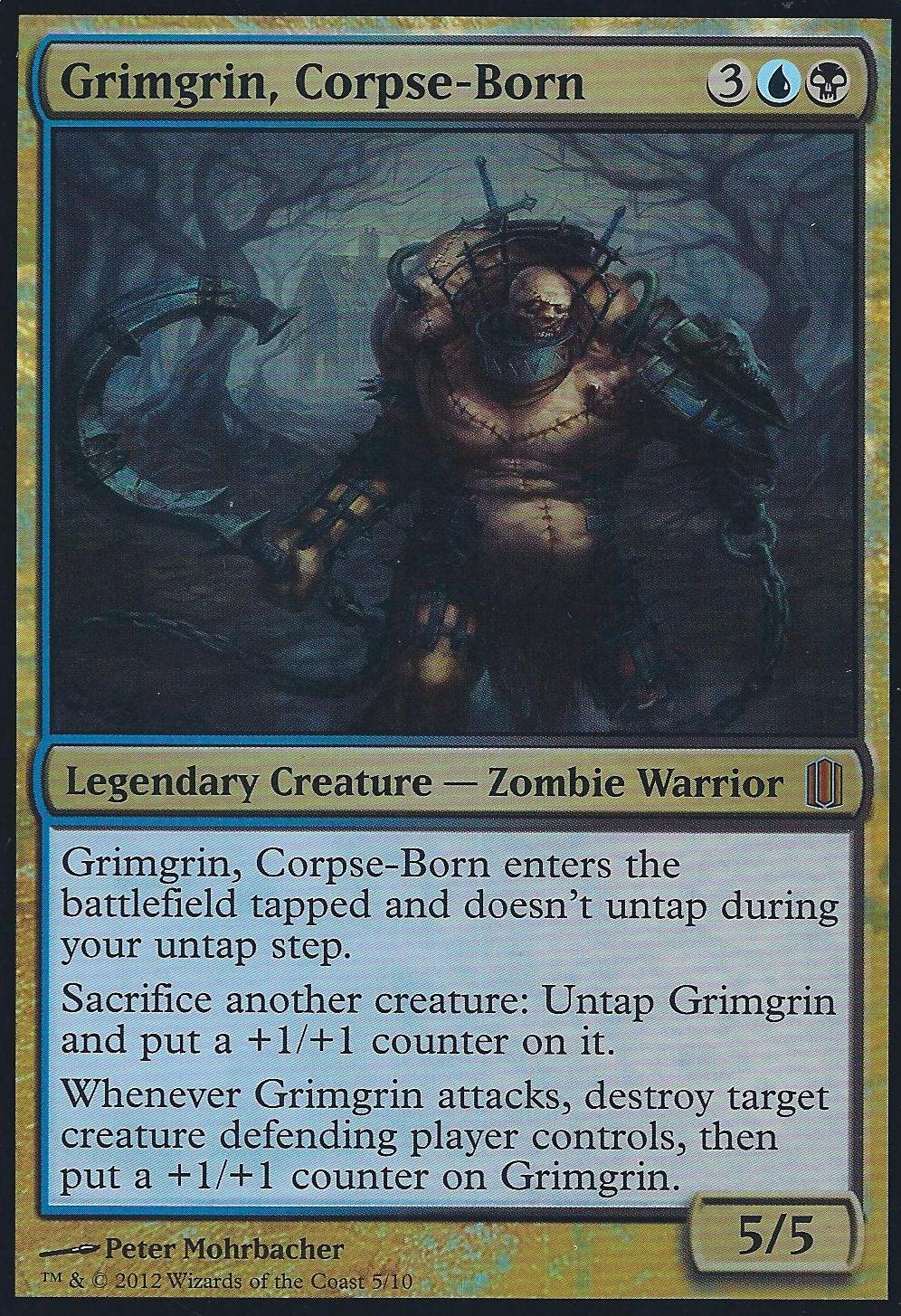 Grimgrin Corpse-Born (Oversized Foil Card) (Commander's Arsenal) Near Mint Foil