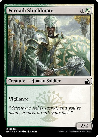 Vernadi Shieldmate (Ravnica Remastered) Near Mint