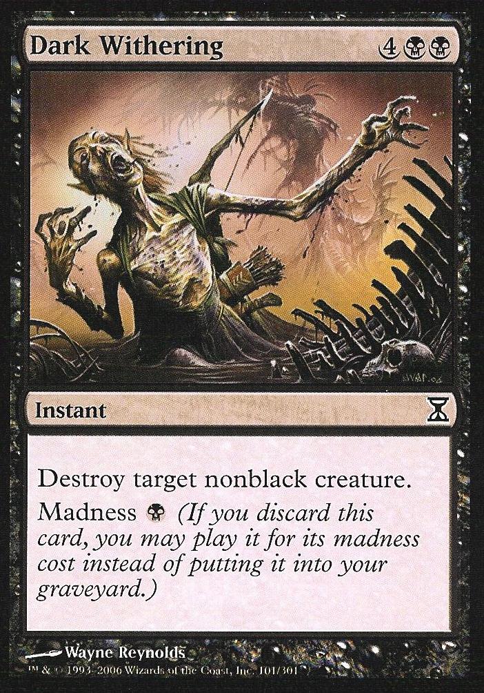 Dark Withering (Time Spiral) Near Mint Foil